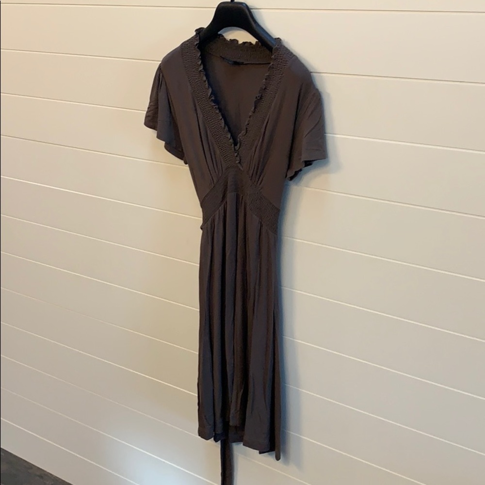 BCBG cotton dress, tie back size small